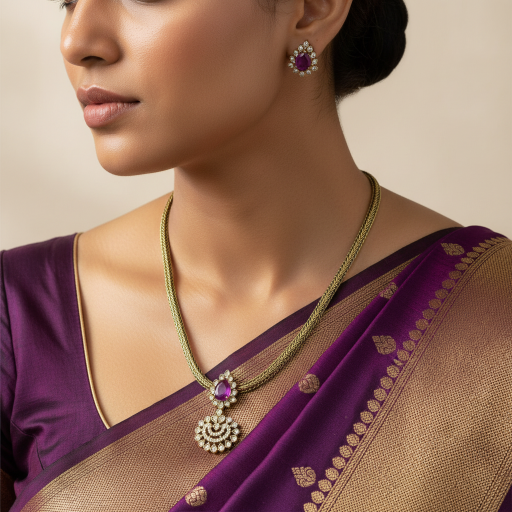 💜 "Royal Glow" Necklace Set 💜