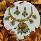 🌿"Regal Lakshmi" Necklace Set 🌿