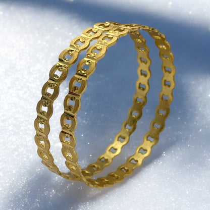 💛"Bandhan Jodi" 18K Bangles💛