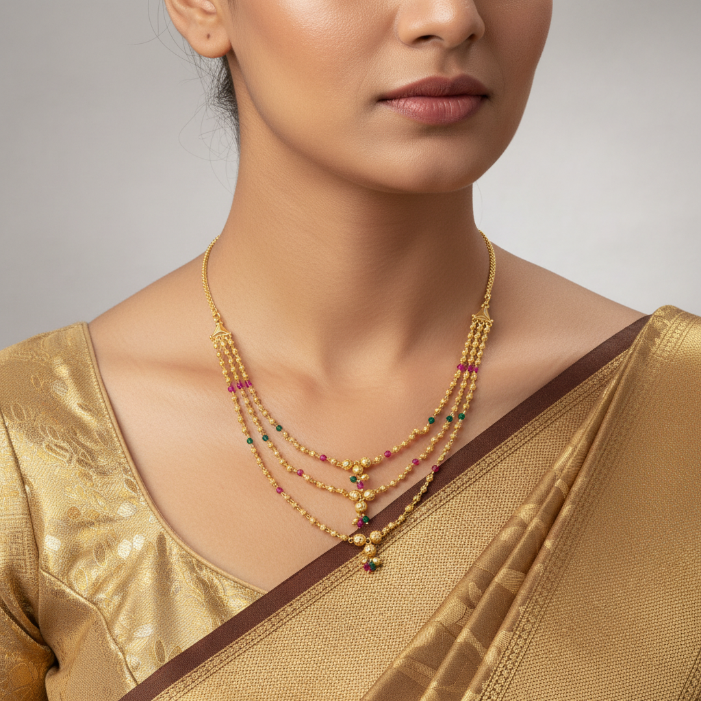 ✨ "Rangoli Rekha" Necklace ✨