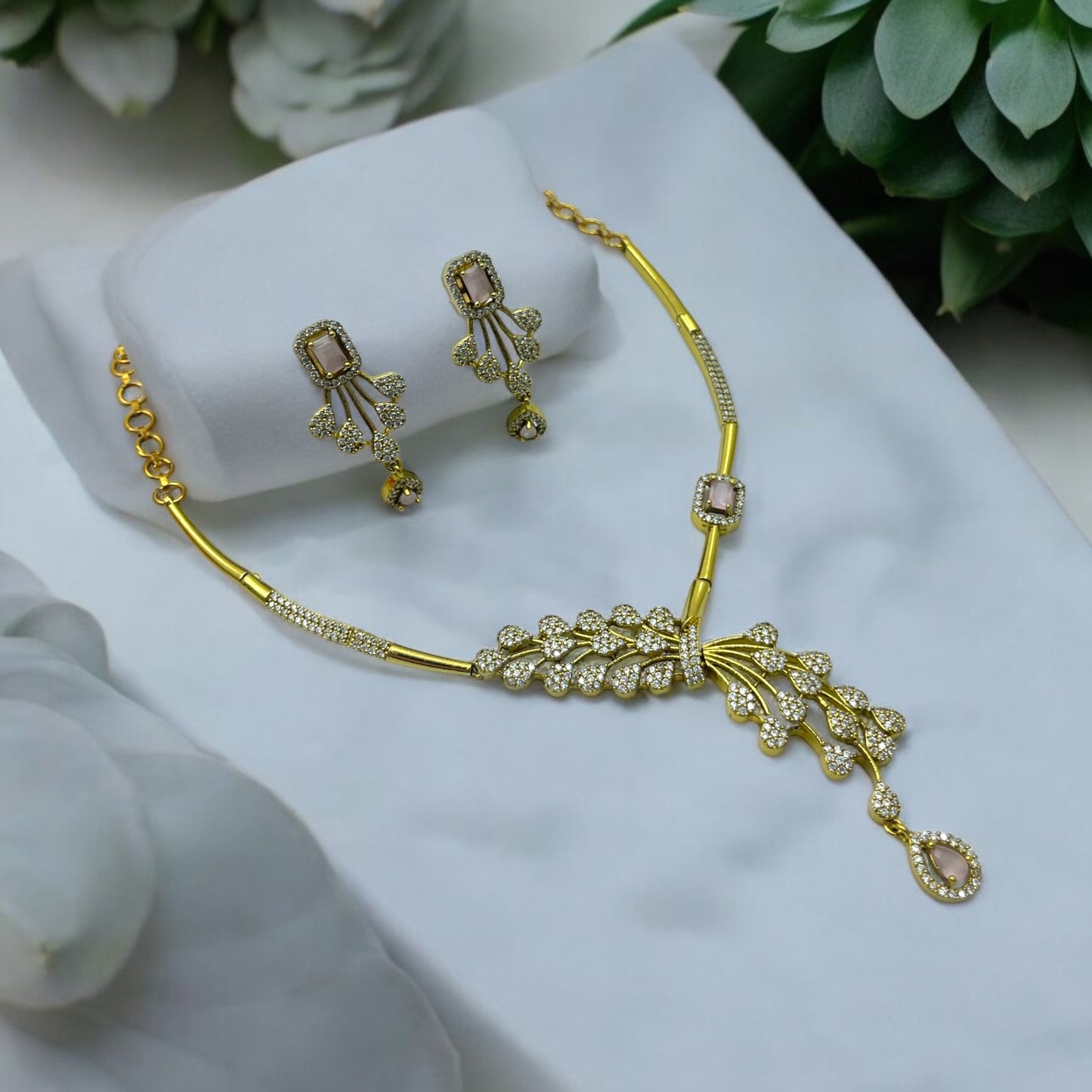🍂 "Golden Ivy" Necklace Set 🍂