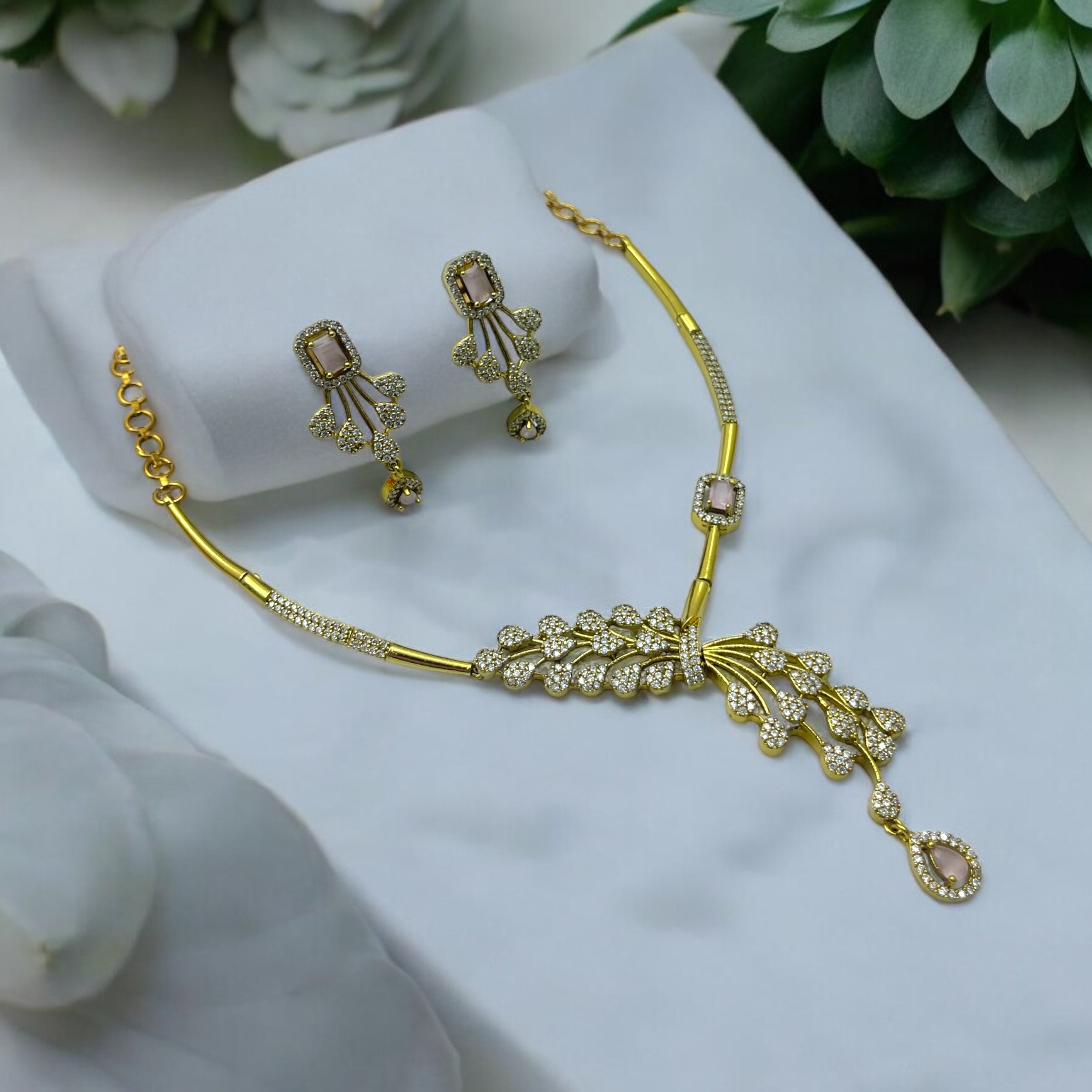 🍂 "Golden Ivy" Necklace Set 🍂