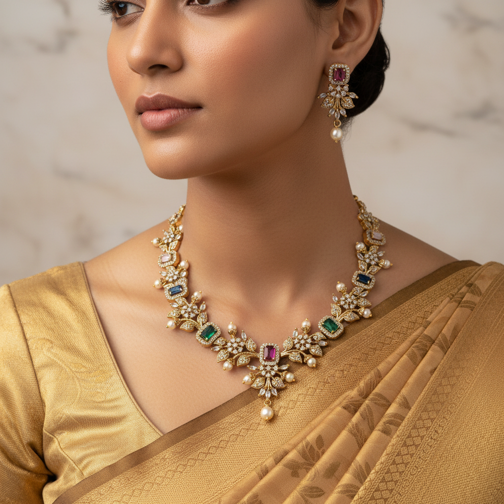 Elysian Bloom Necklace Set