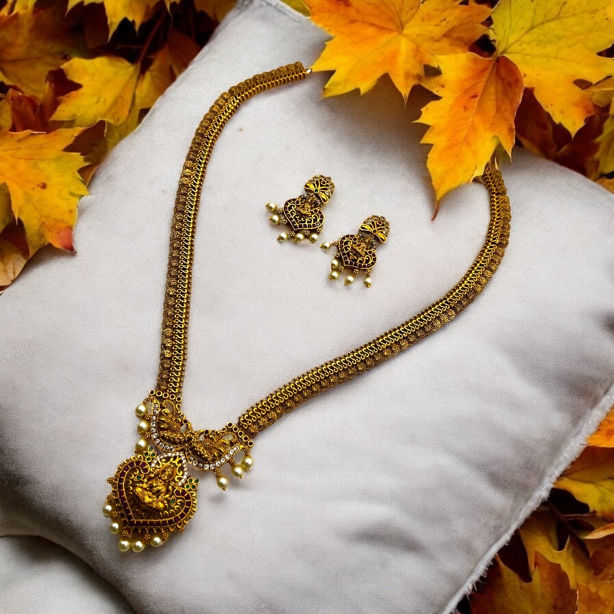 🦚 "Mayura Lakshmi" Necklace Set 🦚