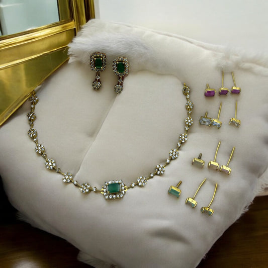 Versatile Sparkle - Interchangeable Necklace Set