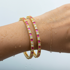 Gulabi Noor Bangle Set