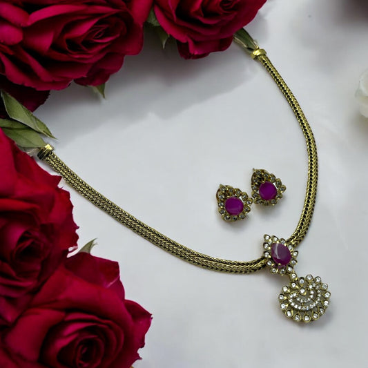 💜 "Royal Glow" Necklace Set 💜