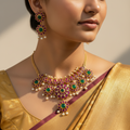 ✨"Pushpa Ratna" Necklace Set