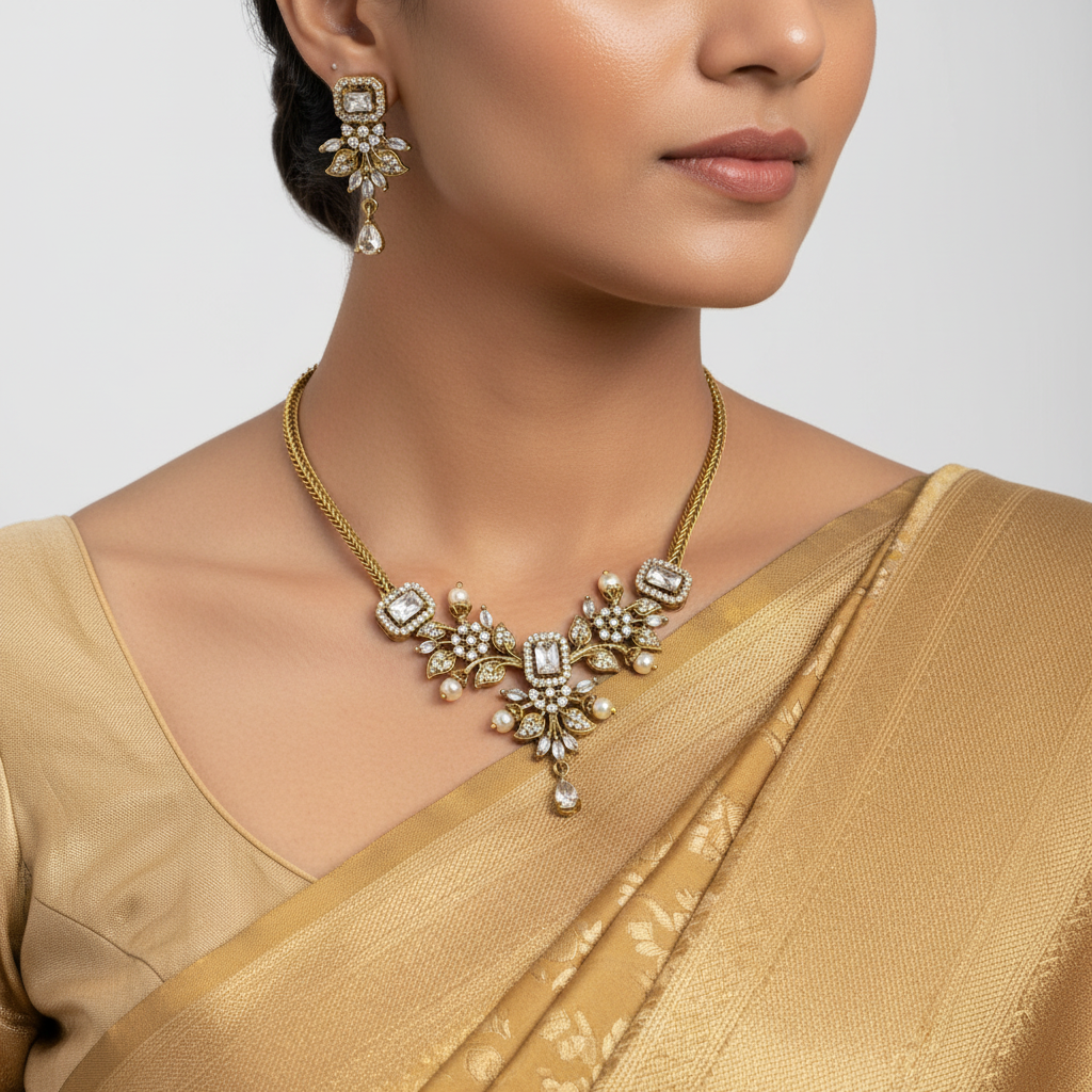✨ "Elina" Royal Grace Necklace Set ✨