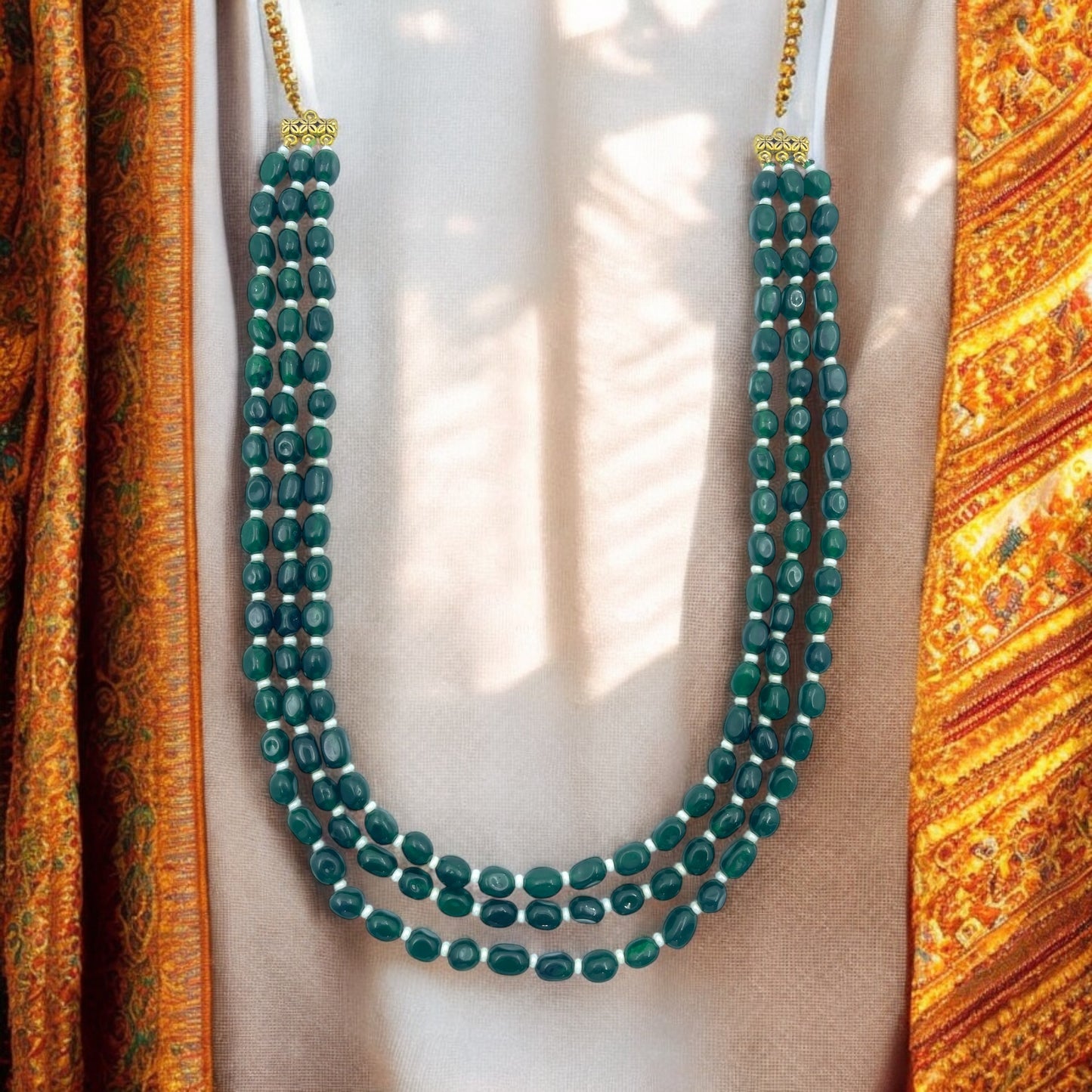 💚"Emerald Layered" Necklace✨