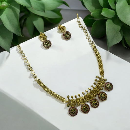 🍂🏵️ "Chakra Jyoti" Necklace Set 🍂🏵️
