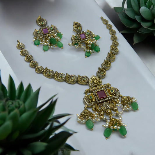 💛"Heritage Temple" Necklace Set💛