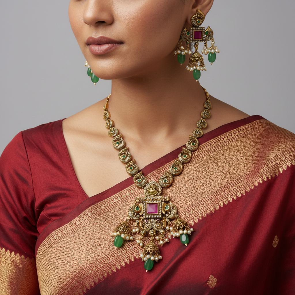 💛"Heritage Temple" Necklace Set💛