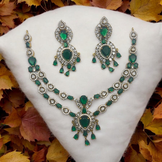 ✨ "Harita Heera" Necklace Set ✨