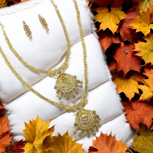 💎💖 "Shubh Mangal" Necklace Set 💚⚪