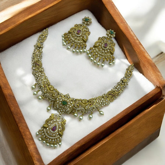 🌟 "Jyoti Ratna" Necklace Set 🌟