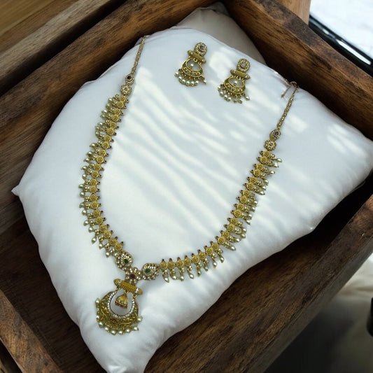 🍂✨ "Prachin Prabha" Necklace Set 🍂✨