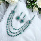 🌟💚 "Nandi Vardhan" Necklace Set 🌸🤍