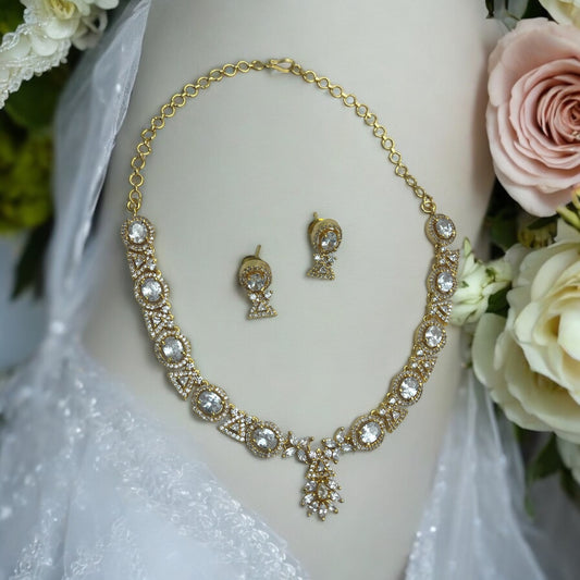 ✨ "Regal Radiance" Necklace Set 👑💎