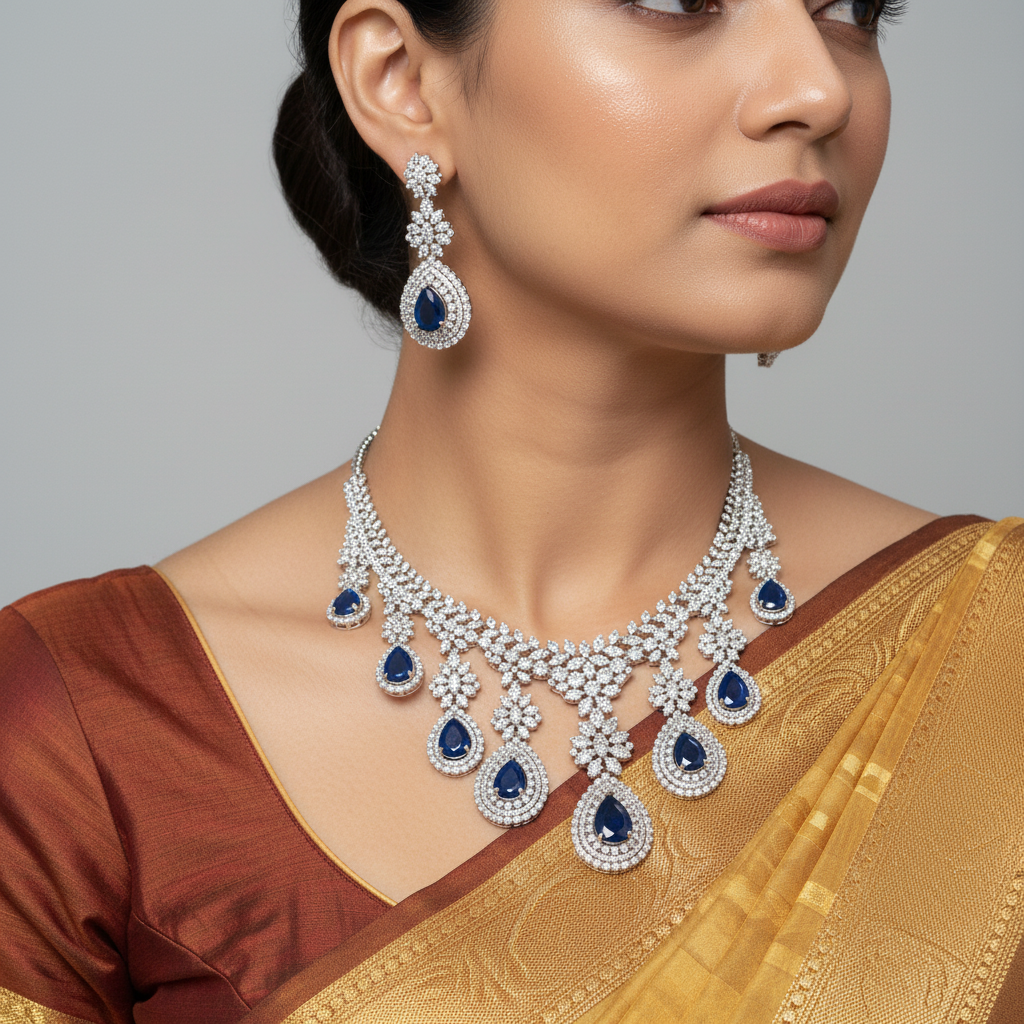 ✨ "Neelam Kiran" Necklace Set ✨