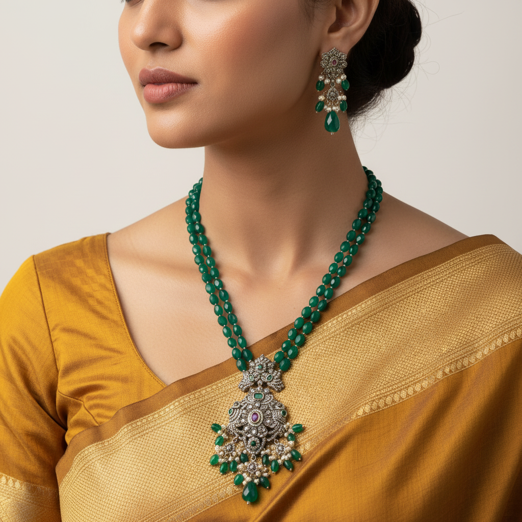 💚 "Grace Temple" Necklace Set 💚