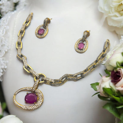 ✨"Lohit Jyoti" Necklace Set