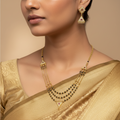 ✨ "Swarna Triveni" Necklace ✨