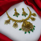 🌿"Regal Lakshmi" Necklace Set 🌿