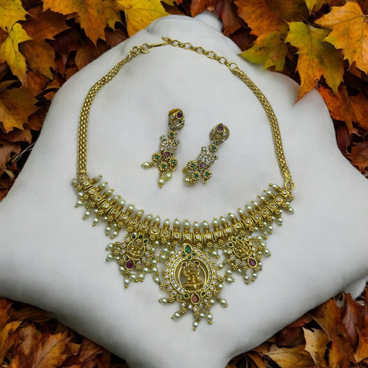 Lakshmi Padmahaar Necklace Set