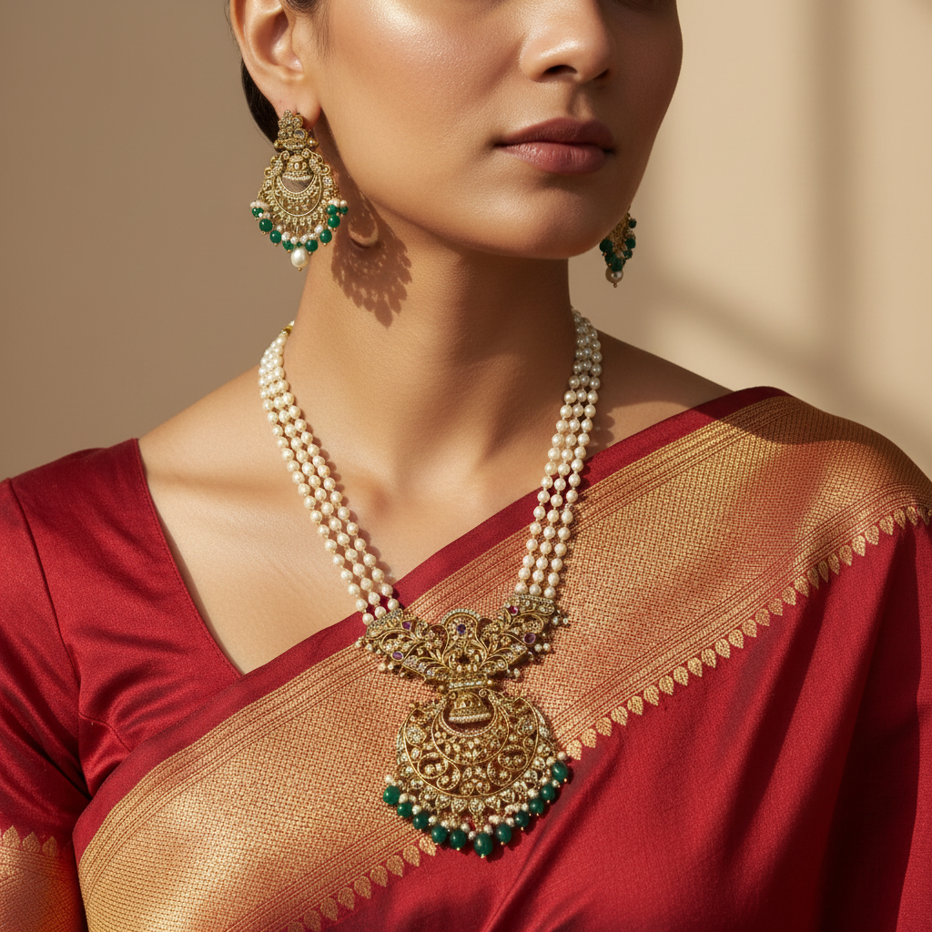 ✨ "Moti Rani" Necklace Set ✨