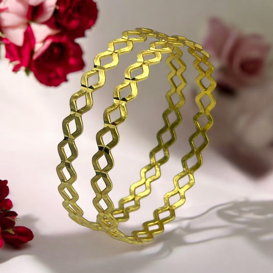 ✨ "Heerkani Kangan" 18K Bangle Set ✨