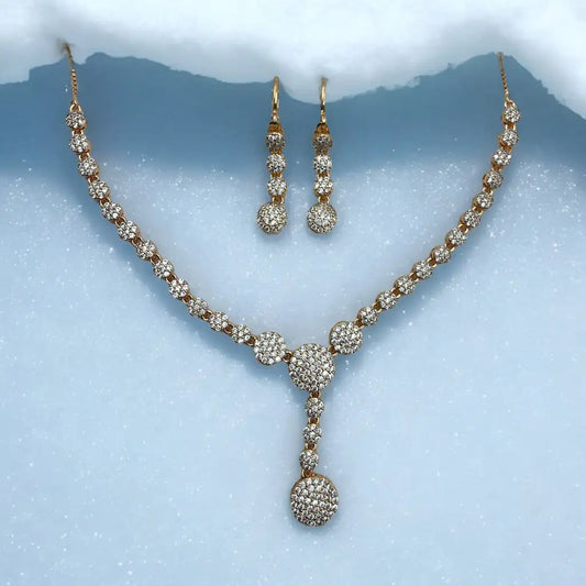 Crystal Elegance Necklace and Earrings Set