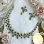 🌸🌿 "Pushpa Valli" Necklace Set 🌸🌿