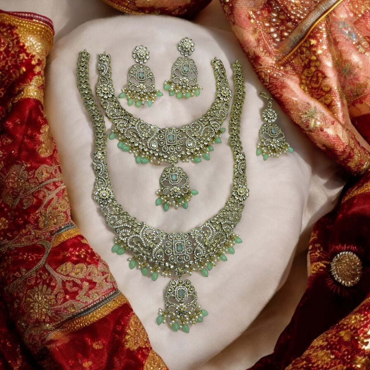 💚"Mughal Majesty" Necklace Set💚