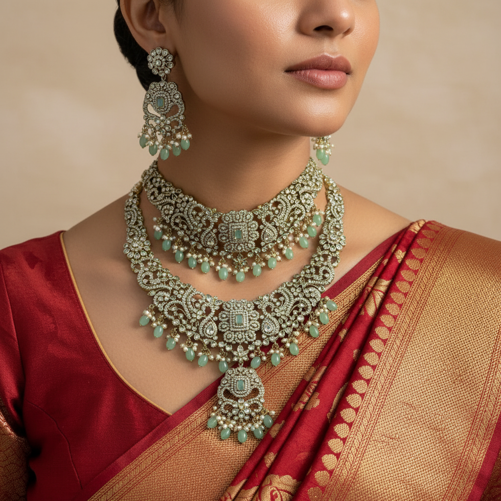 💚"Mughal Majesty" Necklace Set💚