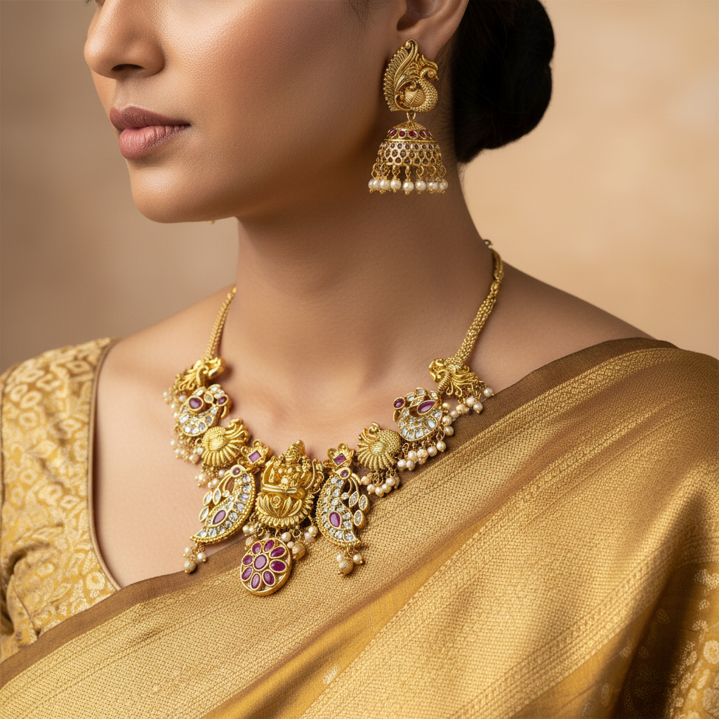 ✨"Divya Kothai" Necklace Set