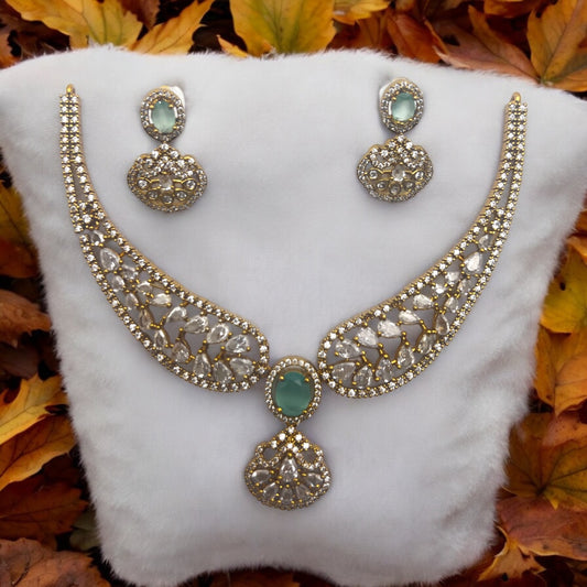✨ "Shwet Harita" Necklace Set