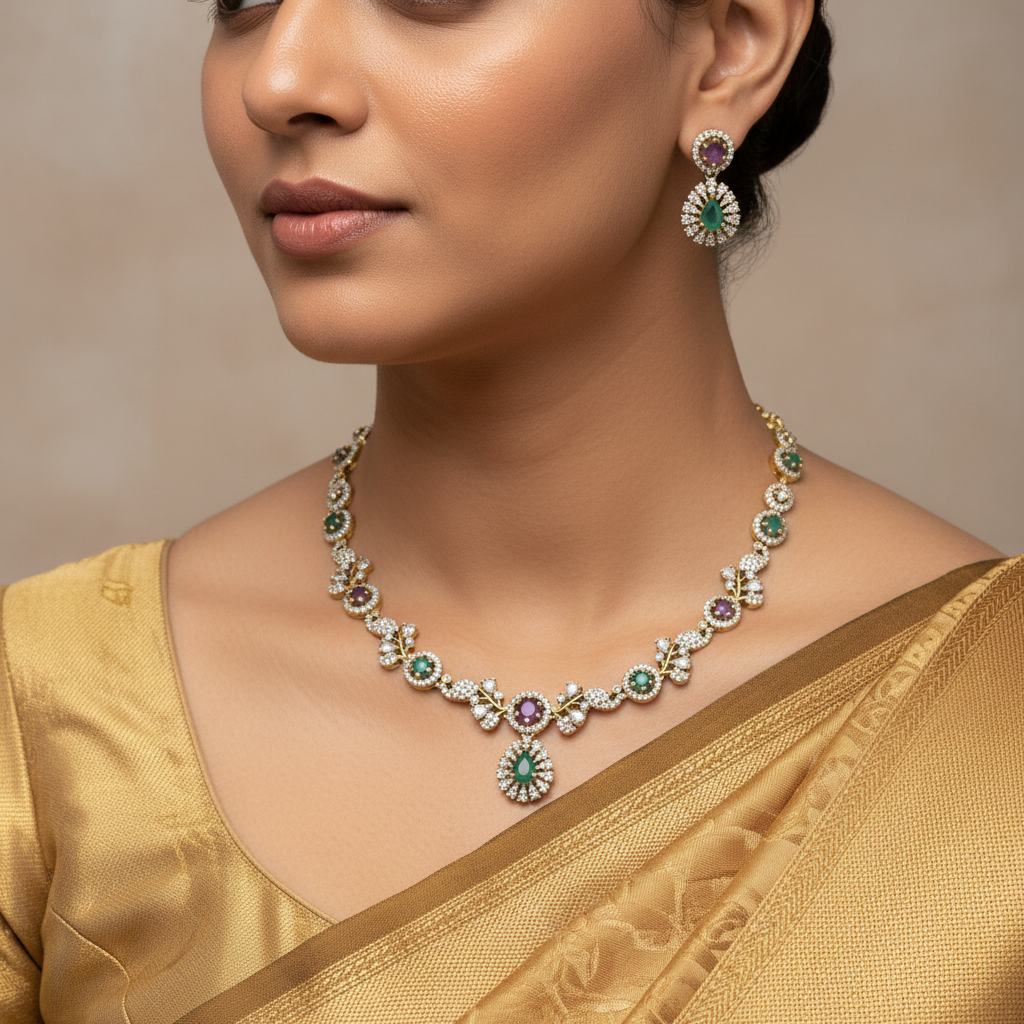 ✨"Latika Mayur" Necklace Set✨