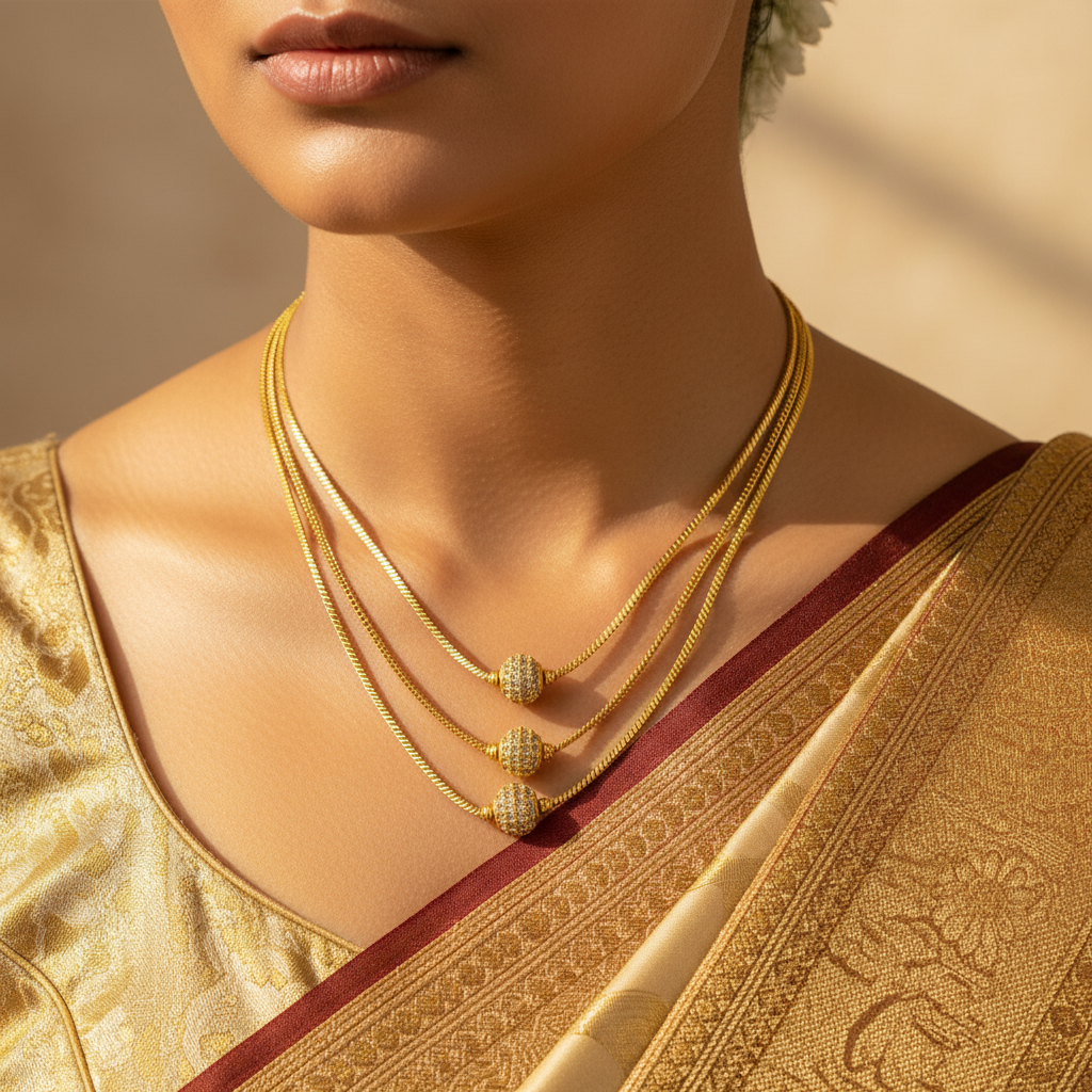 ✨ "Golden Orbit" Necklace✨