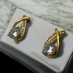 Radiant Teardrop Crystal Earrings