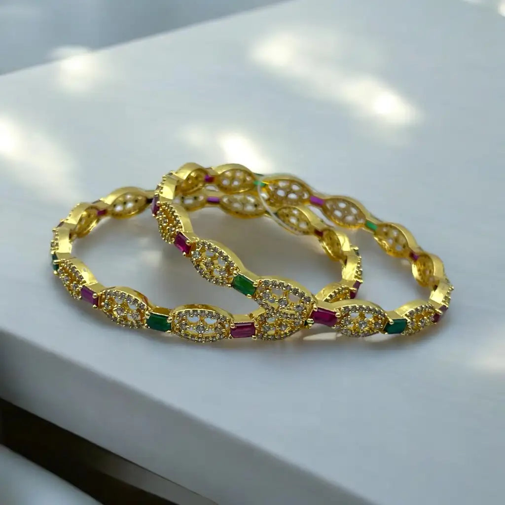 Royal Gems Bangle Set