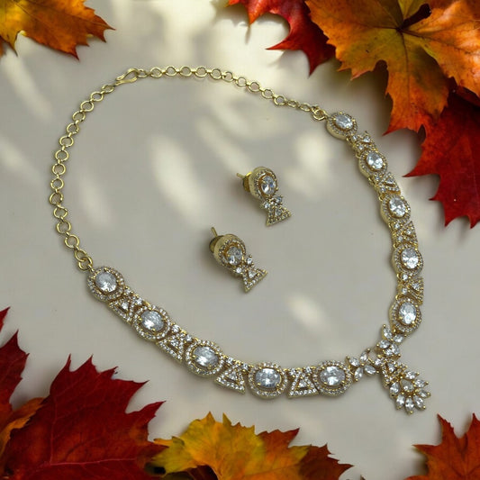 ✨ "Regal Radiance" Necklace Set 👑💎