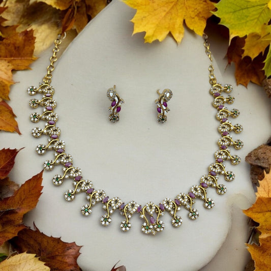 🌿 "Eternal Bloom" Necklace Set 🌿