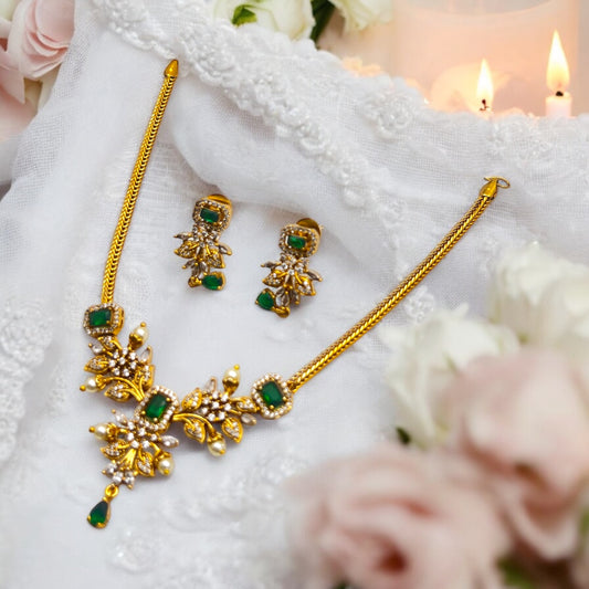 ✨"Navratna Kantha" Necklace Set ✨