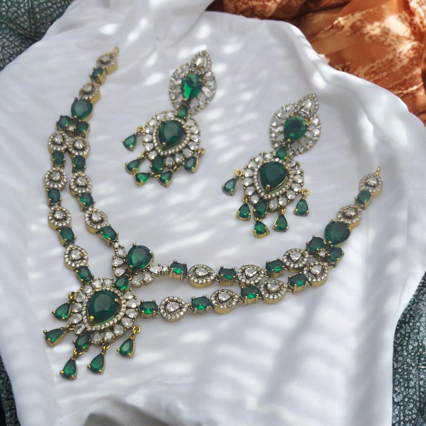✨ "Harita Heera" Necklace Set ✨