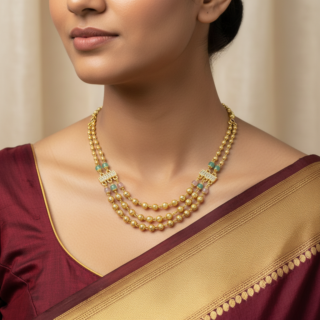 🌿 "Triveni Haar" Necklace 🌿