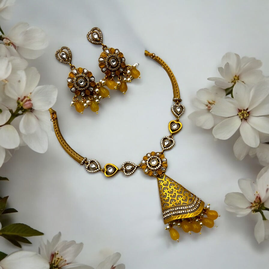 🧡 "Suvarna Hridaya" Necklace Set 🧡