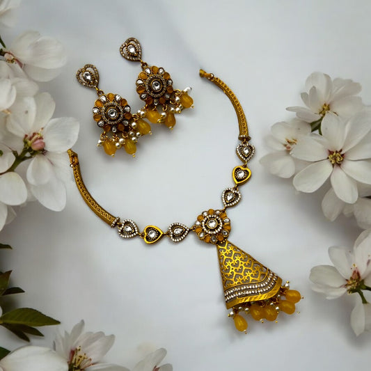 🧡 "Suvarna Hridaya" Necklace Set 🧡