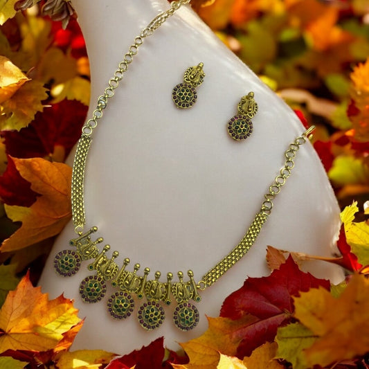 🍂🏵️ "Chakra Jyoti" Necklace Set 🍂🏵️