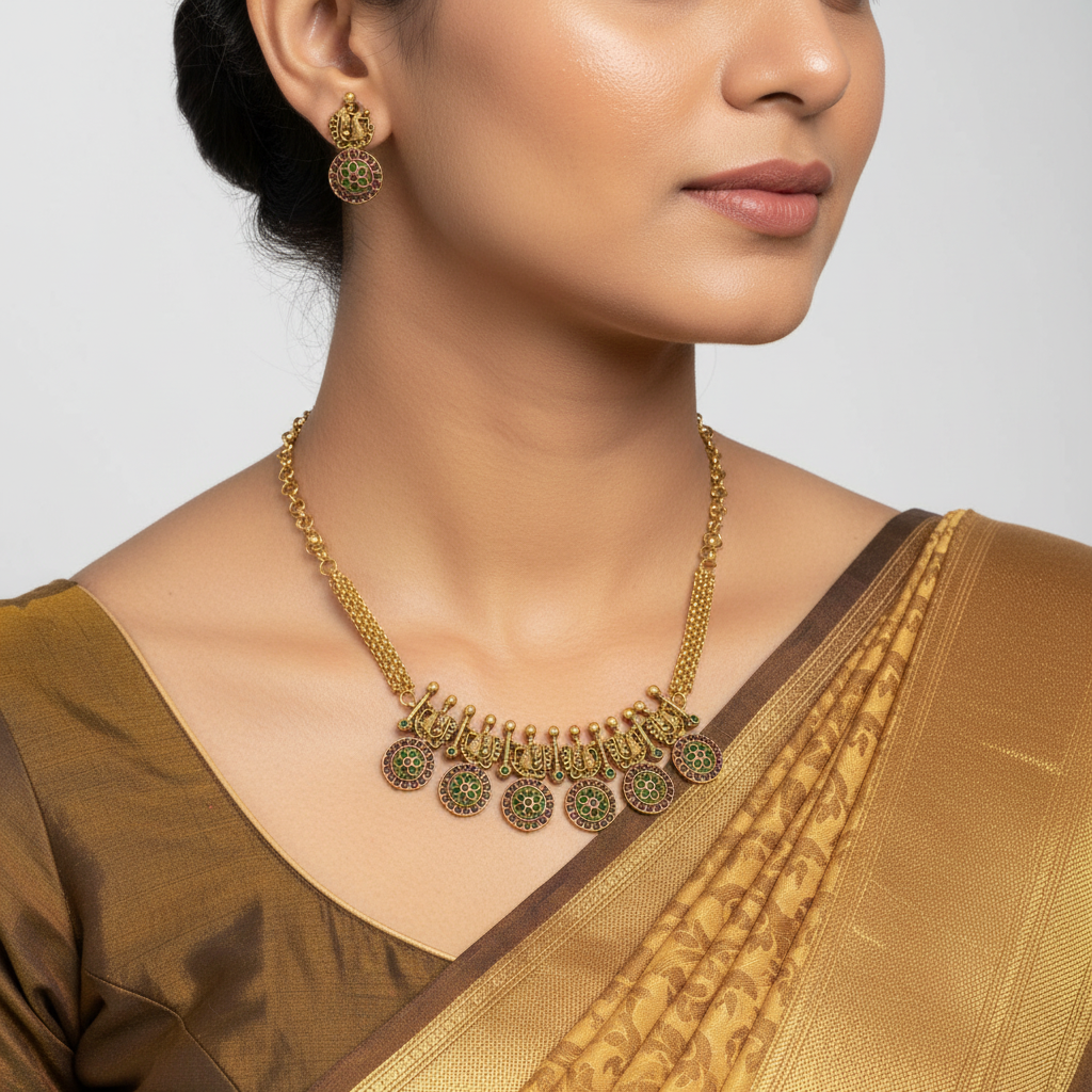 🍂🏵️ "Chakra Jyoti" Necklace Set 🍂🏵️